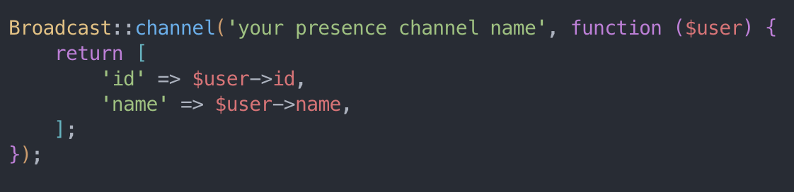 Channel auth